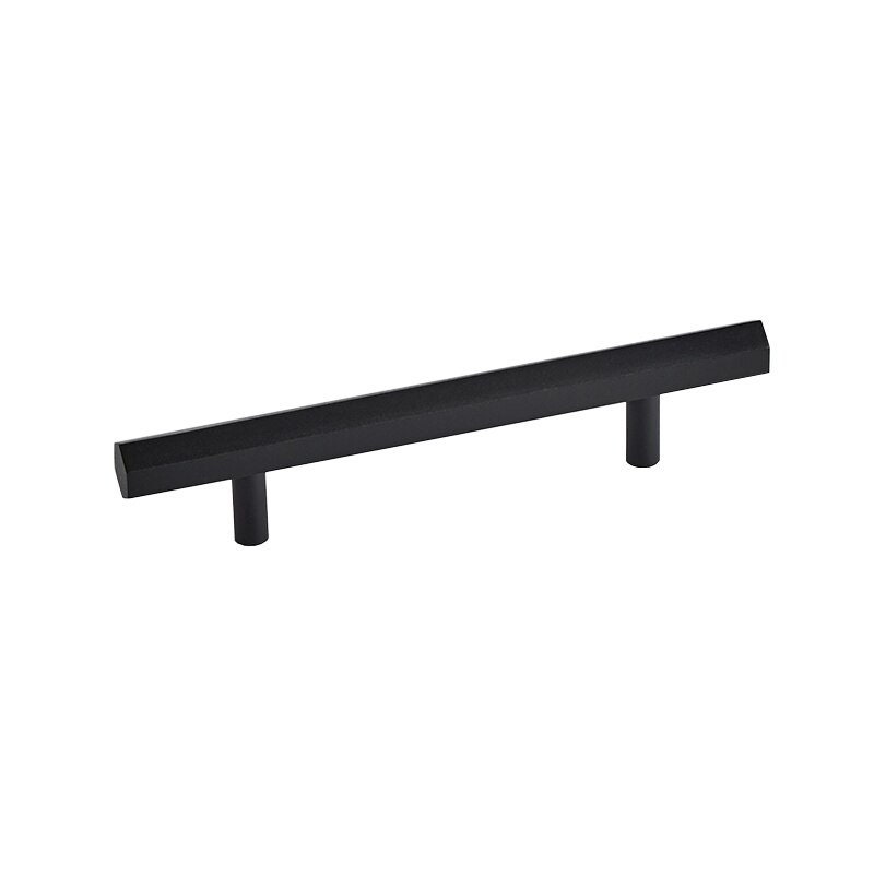 Hexagonal Mate negro gabinete de latón bar Manija varias | Etsy