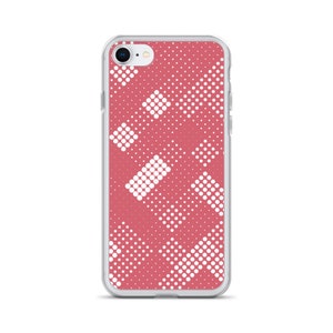 Abstract Optical Illlusion Pixilated iPhone Case