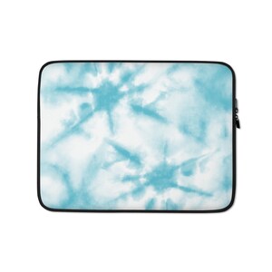 Blue Sky Tie-Dye Laptop Sleeve