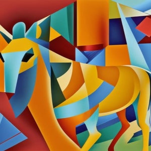 Cubist Horse