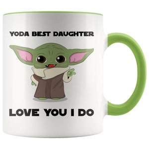 Yoda Best Daughter Love You I Do Tasse, 225 g Becher. Bild 6