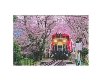 大人向け 1,000 ピース ジグソーパズル : ロマンチックな列車が