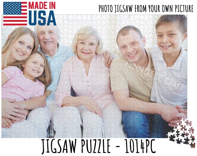 1014 Pieces Puzzle - Personalized Puzzle, Custom Photo Puzzle, Photo Jigsaw from your own picture, Personalized Gifts, Jigsaw Puzzles Gift