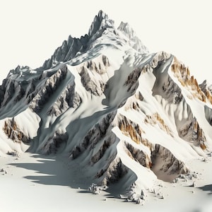 1,000 Piece Jigsaw Puzzle for Adults: snowy mountains Pz 073