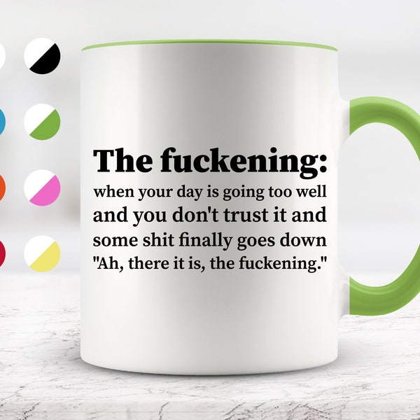 The Fuckening  Mug, Funny Mugs, Friend Gifts, Colleague Mug, Companion Gift, Surprise Gift, Workmate Mug, Birthday Gift