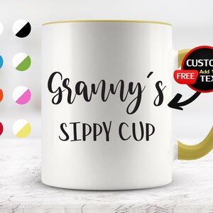 Granny&#39;s sippy cup, Granny Mug, Granny Gift, Funny Mugs, Family Mug, Family gift, Surprise Gift, Surprise Mug, Birthday Mug, Birthday Gift