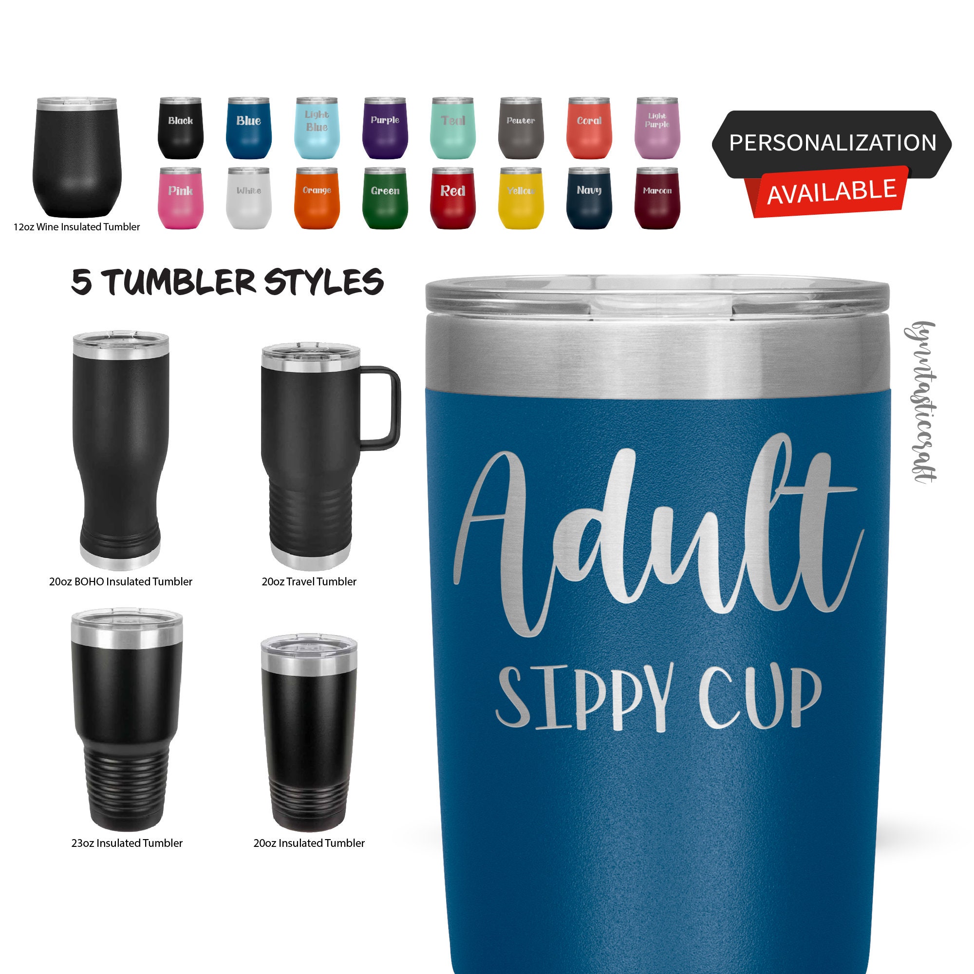 FabFitFun - Some say adult sippy cup, others prefer the term Chic & Tonic  Coral Sea Collection Wine Tumbler.🍷🍓 Either way, you can save up to 70%  off on all your summer