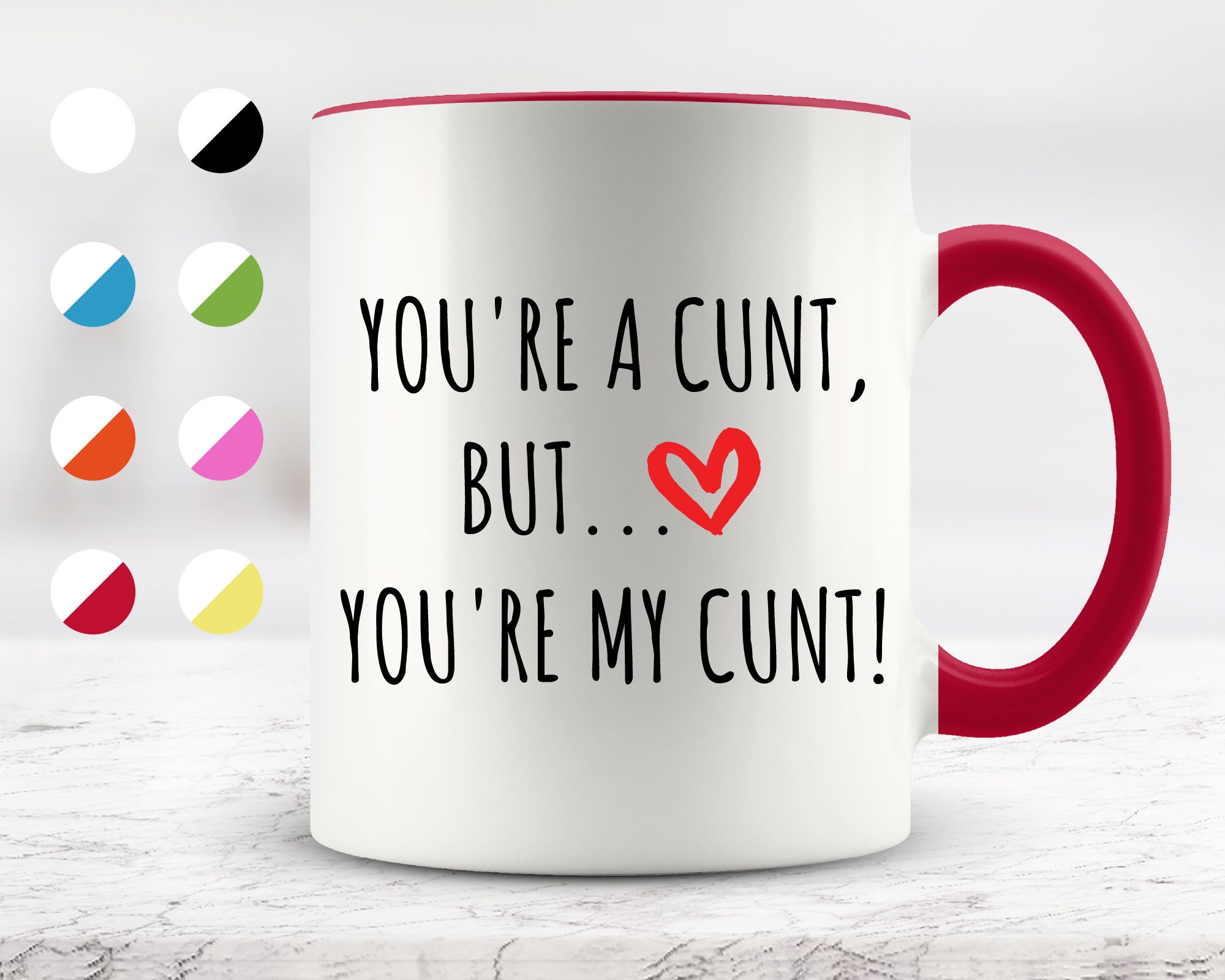 Lustige Grußkarte "Love You Auntie" – A5, Witziger Spruch, Matte Oberfläche, Mit Umschlag, Für Tante Von Nichte/Neffe