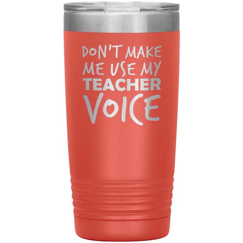 Teacher Voice Laser Etched Tumbler Friend Gifts Birthday Gifts Funny Tumblers Surprise Gift Companion Gift