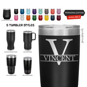 Personalized Laser etched Tumbler, Custom Tumbler, Personalized Tumbler, bridesmaids Gift, Groomsmen Gift, Birthday Gift, Christmas Present