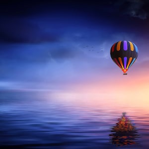 1,000 Piece Jigsaw Puzzle For Adults : Hot Air Balloon