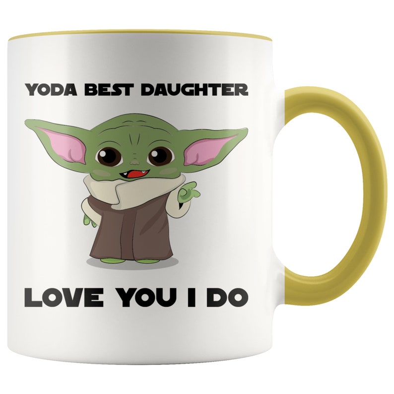 Yoda Best Daughter Love You I Do Tasse, 225 g Becher. Bild 10