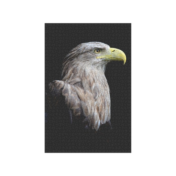 Black & White Majestic Lion - 1000 Piece Jigsaw Puzzle For Adults | Premium Quality - View #3