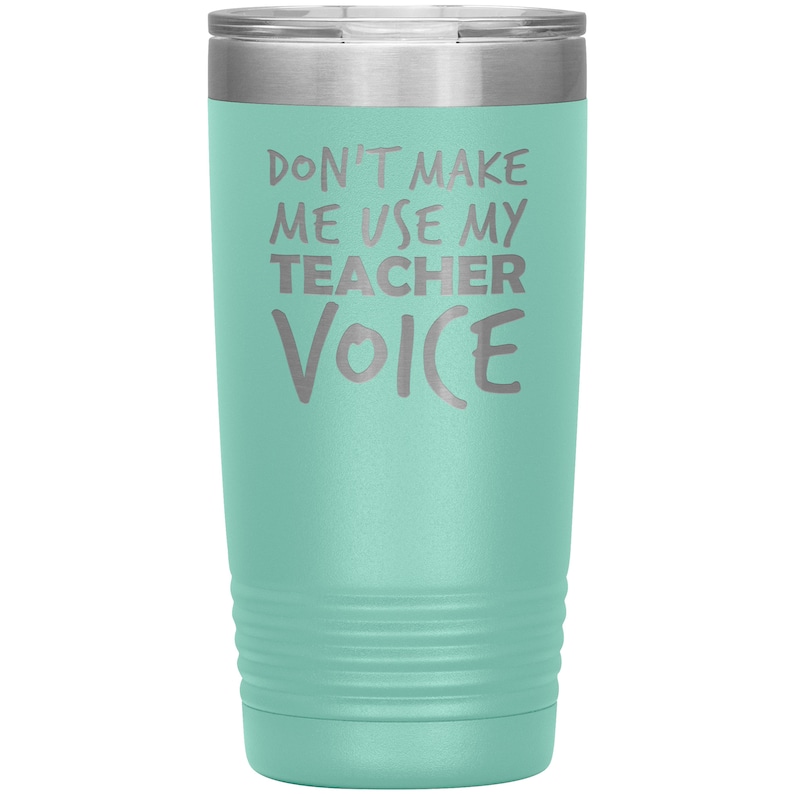Teacher Voice Laser Etched Tumbler Friend Gifts Birthday Gifts Funny Tumblers Surprise Gift Companion Gift