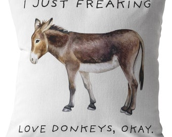 Multicolor 16x16 DesignsByJnk5 Farm Just A Boy Who Loves Donkey Sayings Throw Pillow Multicolor 16x16 DesignsByJnk5 Farm Just A Boy Who Loves Donkey Sayings Throw Pillow