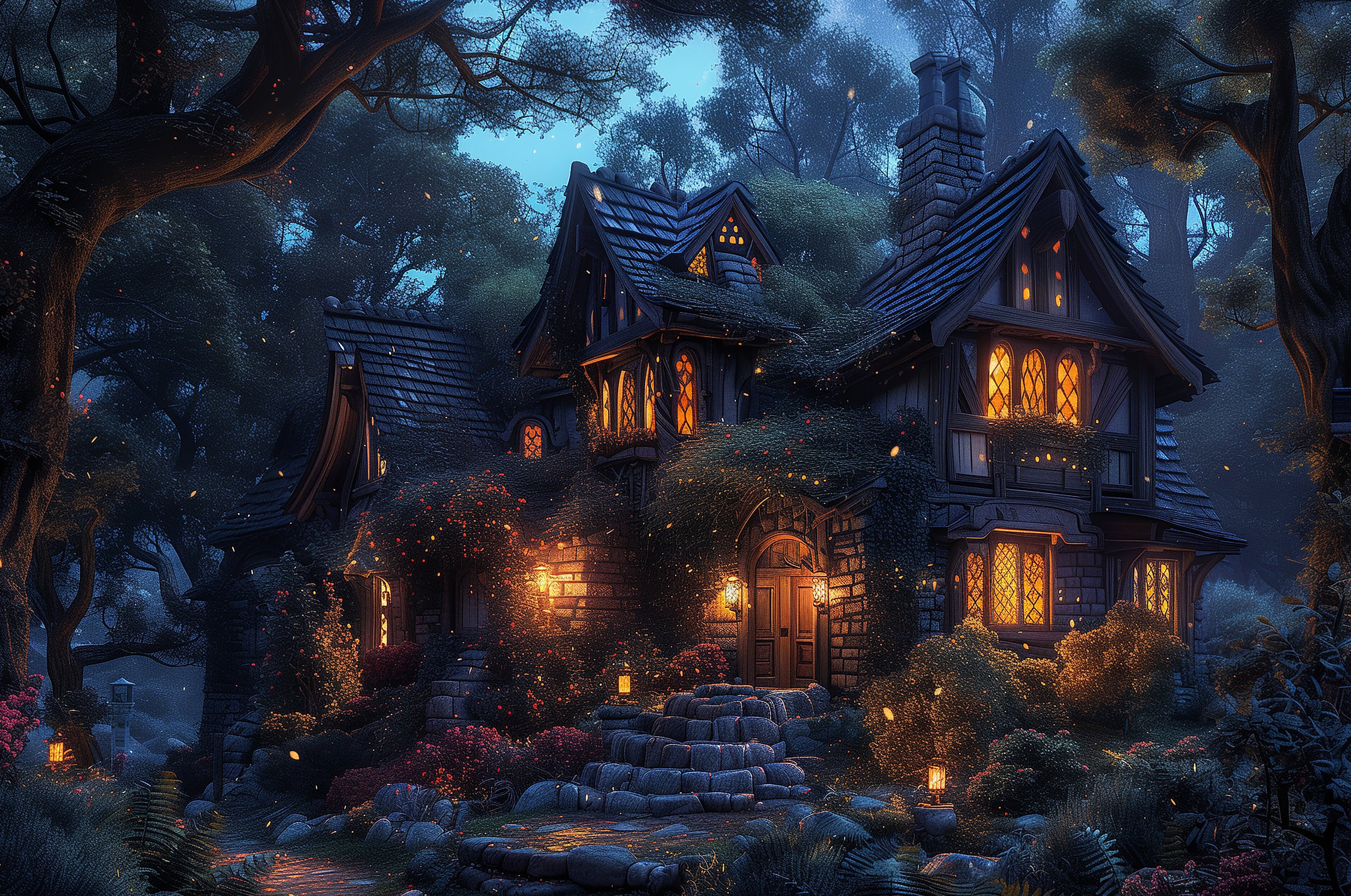 【未開封】リサとガスパール　ジグソーパズル　夜のゆうえんち　1000ピース ステンドアート ジグソーパズル 1000ピース「MISS BLUEBERRY