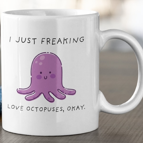 Octopus Mugs Etsy