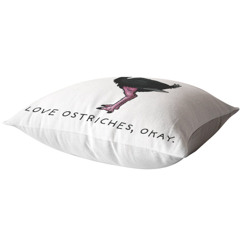 Friend Gift. Friend Pillow Okay Pillow I Just Freaking Love Ostriches Ostrich Pillow,Ostrich Gifts