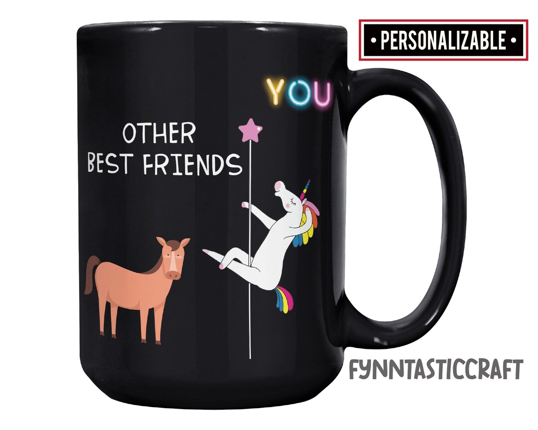 Funny Best Friend Mug, Best Friend Gift Idea, Coffee Cup Pole Dancing