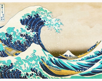 神奈川沖浪裏 ジグソーパズル 大人向け | 葛飾北斎作品 | 高級木製 神奈川沖浪裏 ジグソーパズル 大人向け | 葛飾北斎作品 | 高級木製