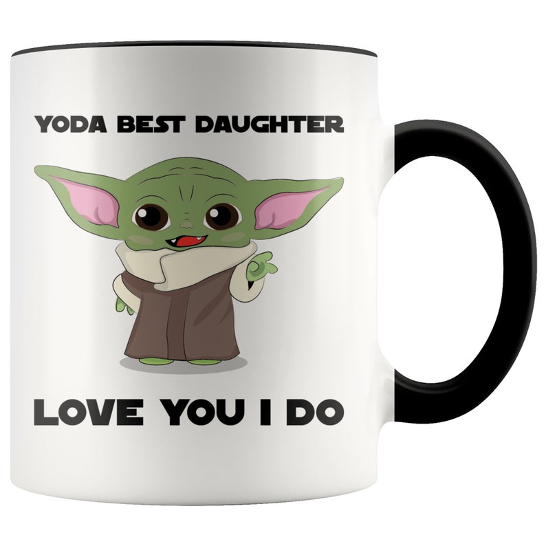 Yoda Best Daughter Love You I Do Tasse, 225 g Becher. Bild 4