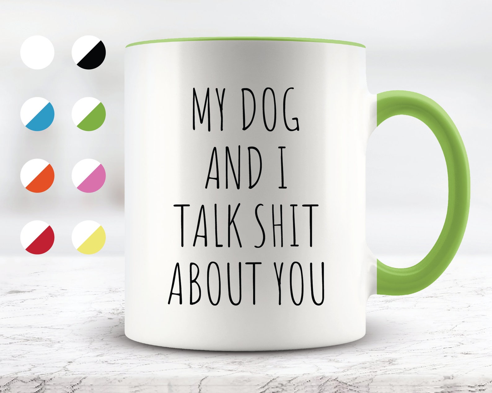 Lustiges Hundeschild „My Chow Chow And I Talk Shit About You“ – 25,4x12,7 Cm, Wanddeko Für Chow Chow-Fans
