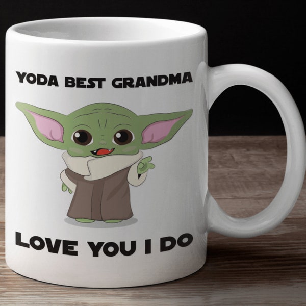 Yoda Best Grandma Love You I Do Tasse, 225 g Becher.