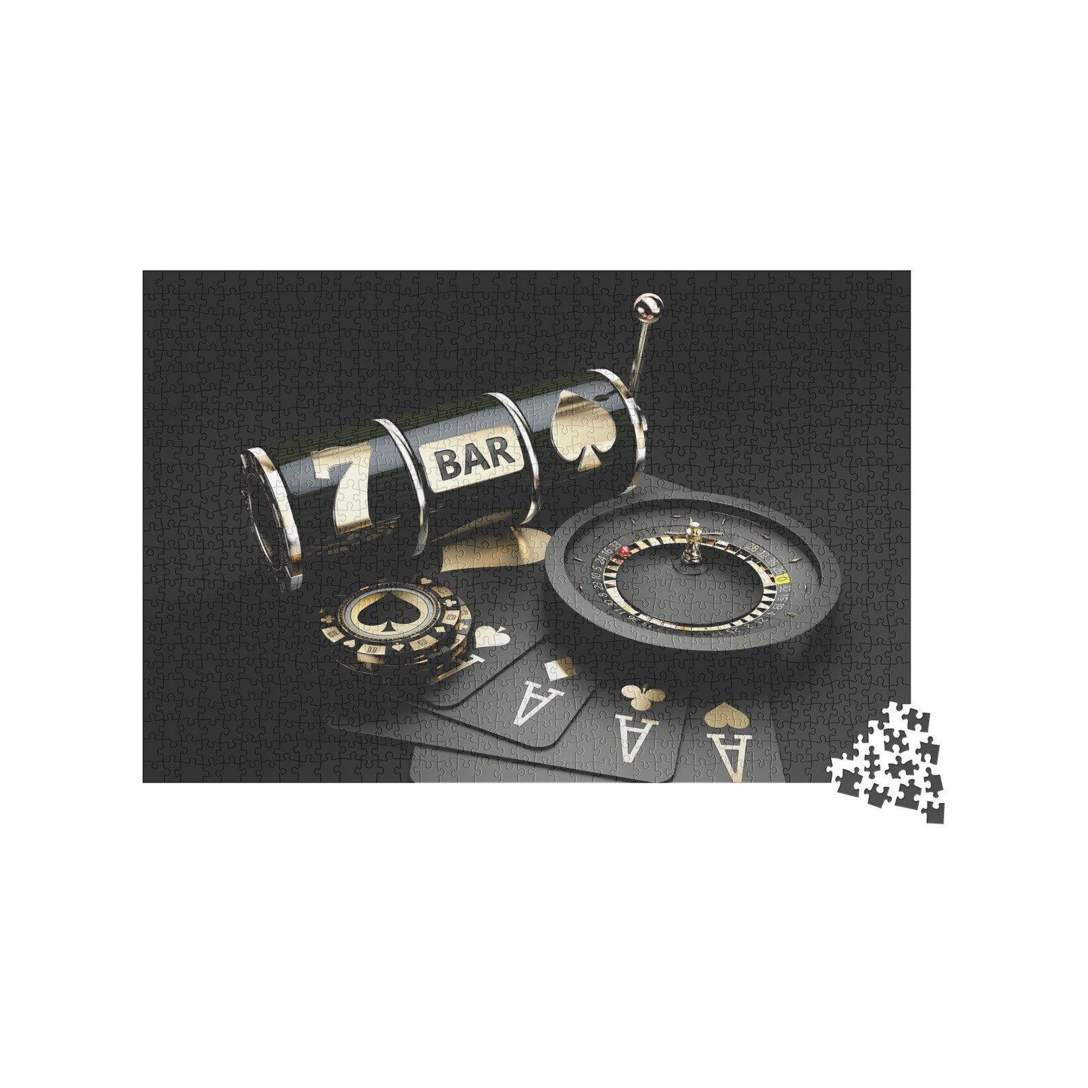 1000 Piece Jigsaw Puzzle for Adults Slot Machine With Etsy