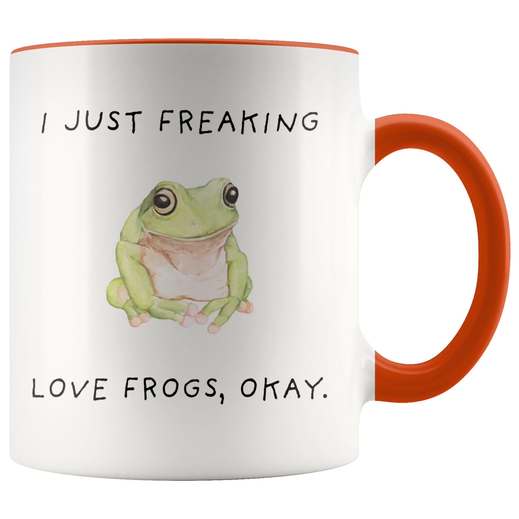 Polka dot frog mug. Husband said it was made for me. :)