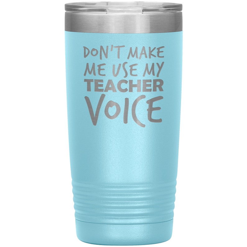 Teacher Voice Laser Etched Tumbler Friend Gifts Birthday Gifts Funny Tumblers Surprise Gift Companion Gift