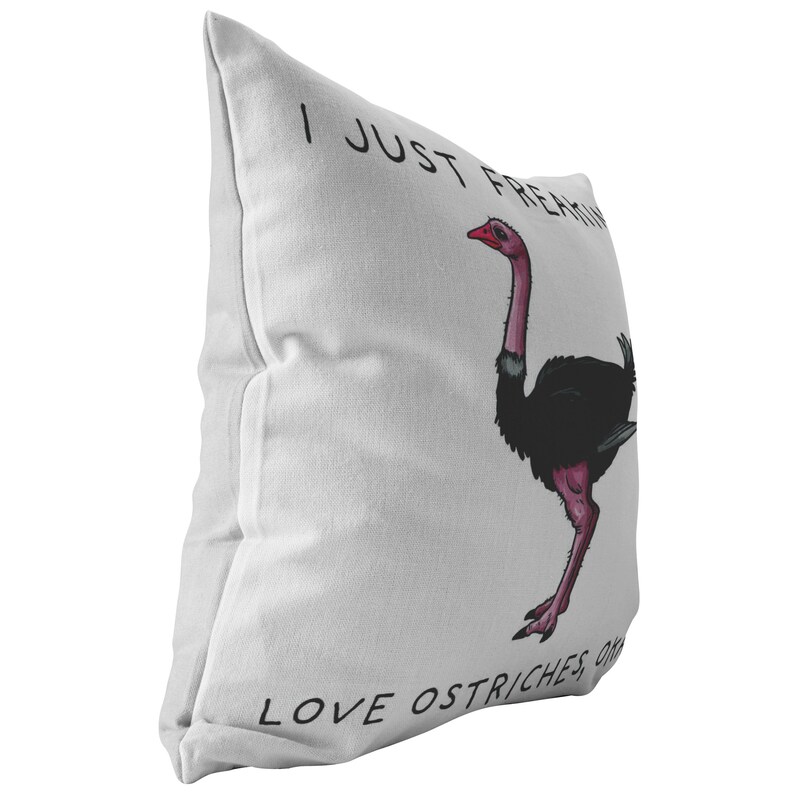 Friend Gift. Friend Pillow Okay Pillow I Just Freaking Love Ostriches Ostrich Pillow,Ostrich Gifts