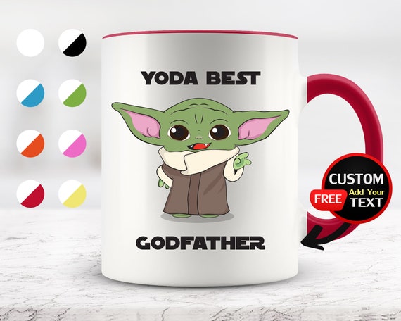 Godfather Gift Yoda Best Godfather Mug Godparent Proposal Gift 