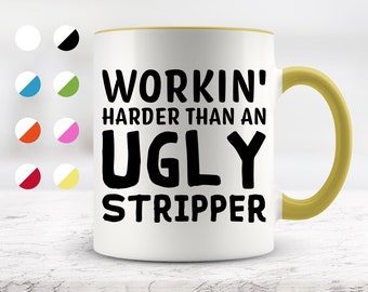 Gift For Her Off Duty Stripper Offensive Gift Rude Mug Funny Mug Gift For Him Offensive Mug