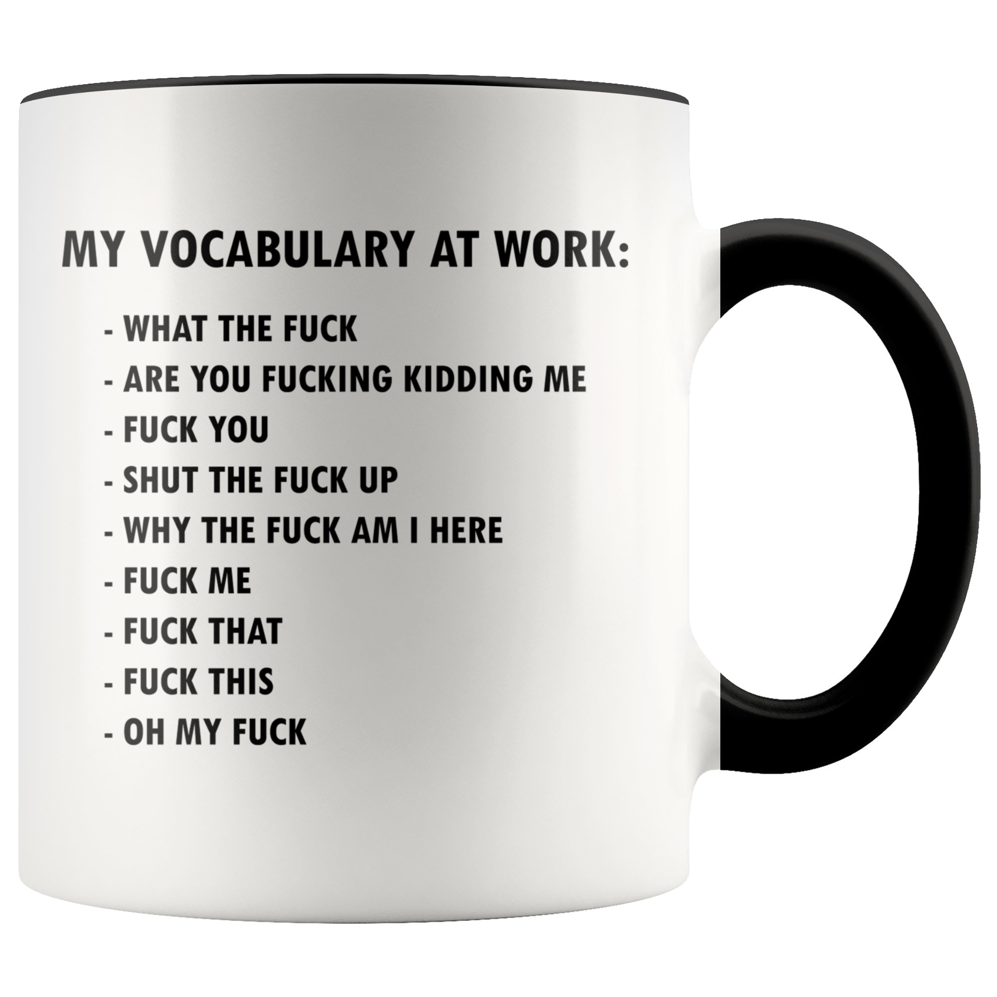 Vocabulary At Work Mug-Rude Aide Mug-Funny Aide Mugs-Aide Mug-Colleague Mug,Aide Gift,Surprise Gift,Workmate Mug