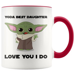 Yoda Best Daughter Love You I Do Tasse, 225 g Becher. Bild 9