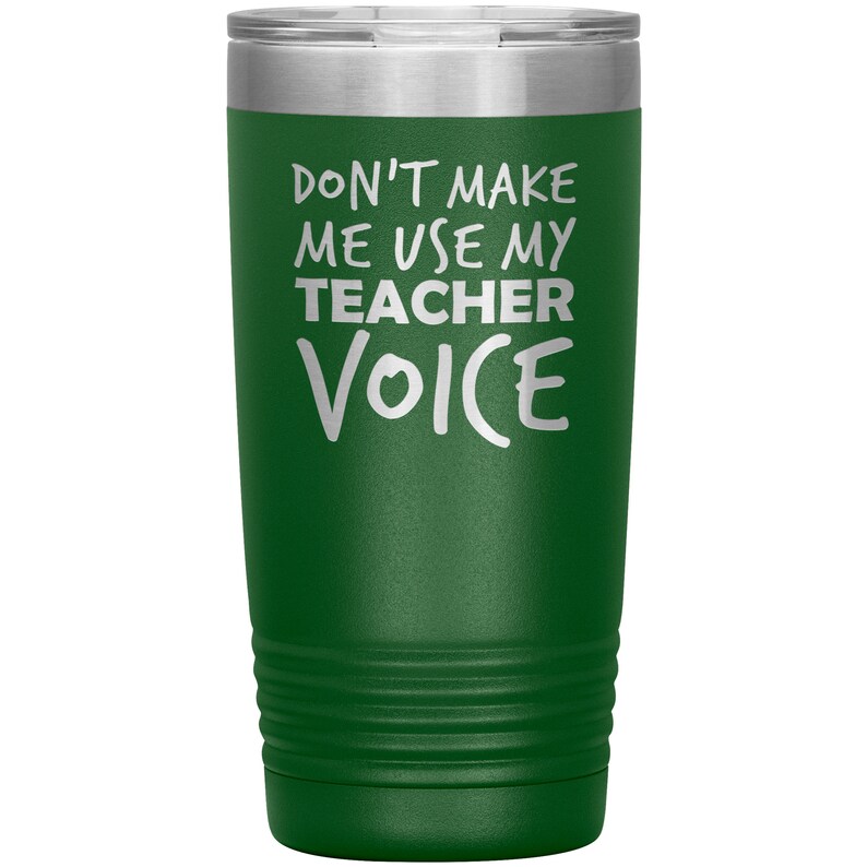 Teacher Voice Laser Etched Tumbler Friend Gifts Birthday Gifts Funny Tumblers Surprise Gift Companion Gift