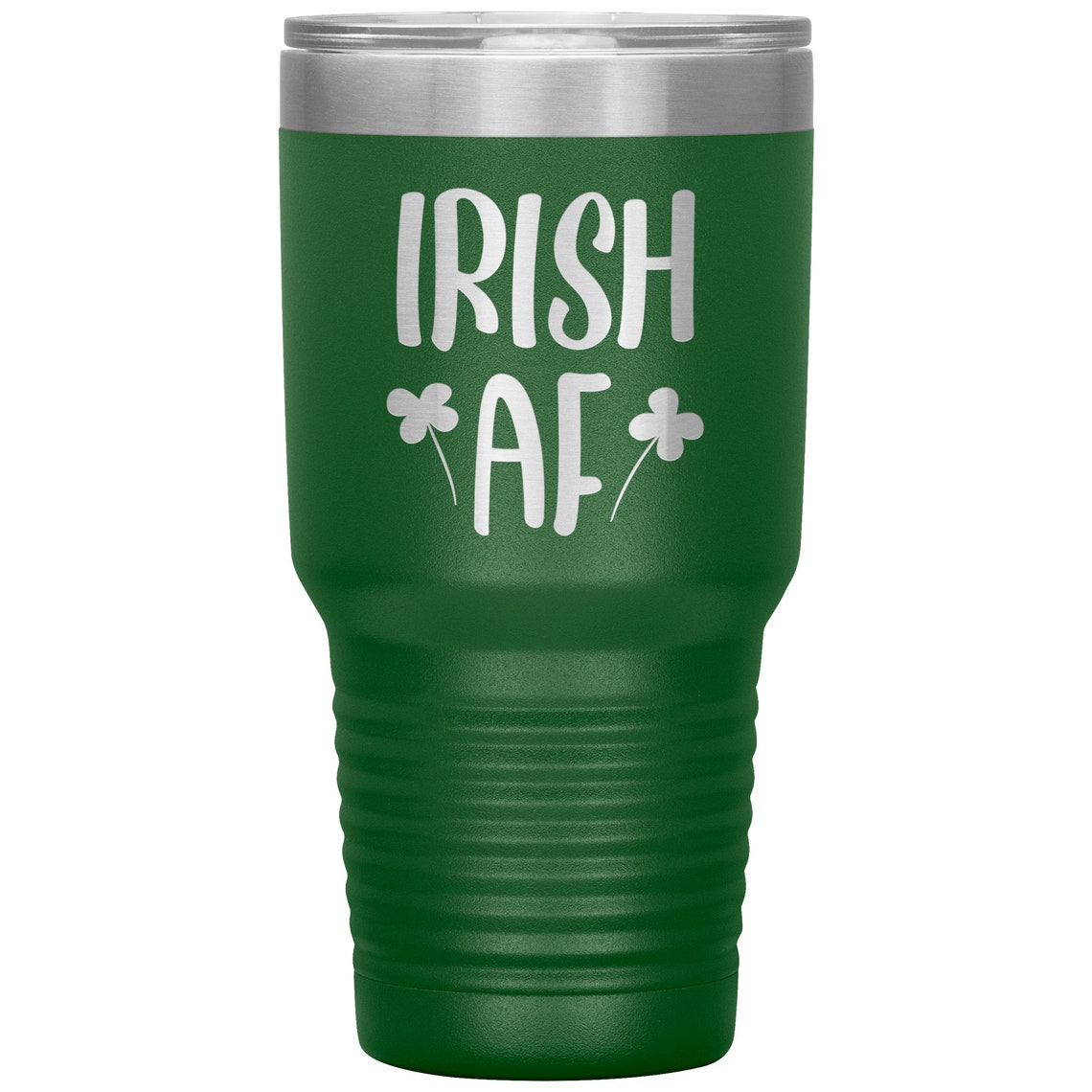 Irish Gift Irish AF Laser Etched Tumbler St. Patrick's Etsy