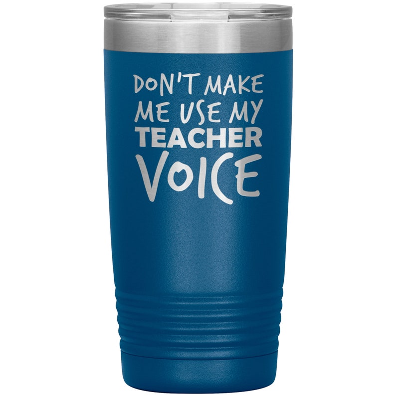 Teacher Voice Laser Etched Tumbler Friend Gifts Birthday Gifts Funny Tumblers Surprise Gift Companion Gift