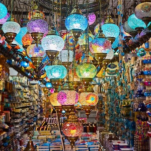 1,000 Piece Jigsaw Puzzle for Adults: mosaic lamps commonly found turkey Pz 108