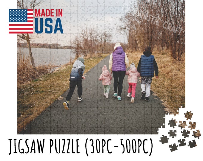 Personalized Puzzle, Custom Photo Puzzle, Photo Jigsaw from your own picture, Personalized Gifts, Anniversary Gift, Puzzles For Adults