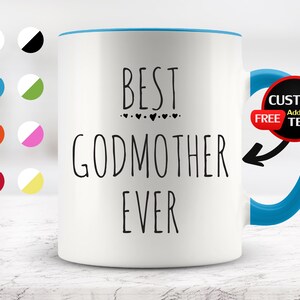 Best Godmother Ever Mug, Funny Godmother Mug, Funny Mug for Godmother, Funny Godmother Gift, Godmother Coffee Mug,