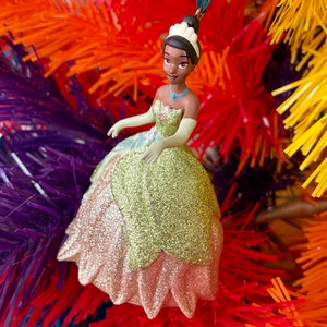 The Disney Store Princess Tiana Figure Christmas Tree Ornament | Etsy