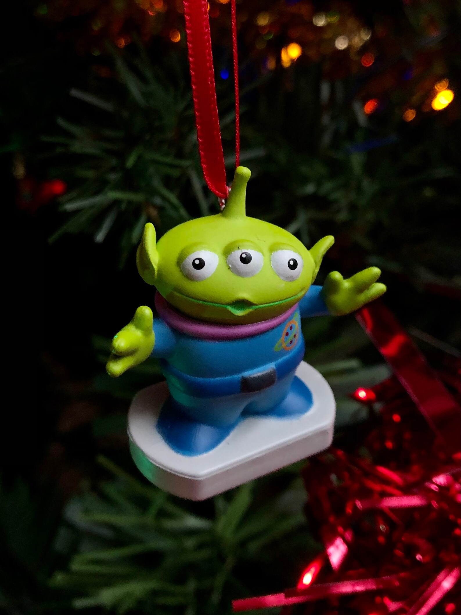 The Disney Store Toy Story Alien Figure Christmas Tree Etsy