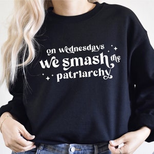 On Wednesdays We Smash The Patriarchy Svg, SVG PNG And EPS, Clipart Design Element, Cricut, Cut File Print Ready