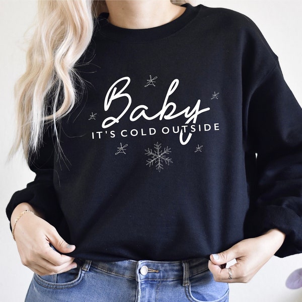 Baby it's Cold Outside Svg, SVG PNG And EPS, Clipart Design Element, Cricut, Cut File Print Ready