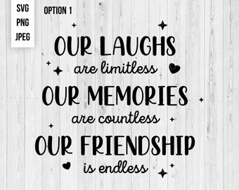 Our Laughs are Limitless Svg - SVG PNG And JPEG, Clipart Design Element, Cut File Print Ready