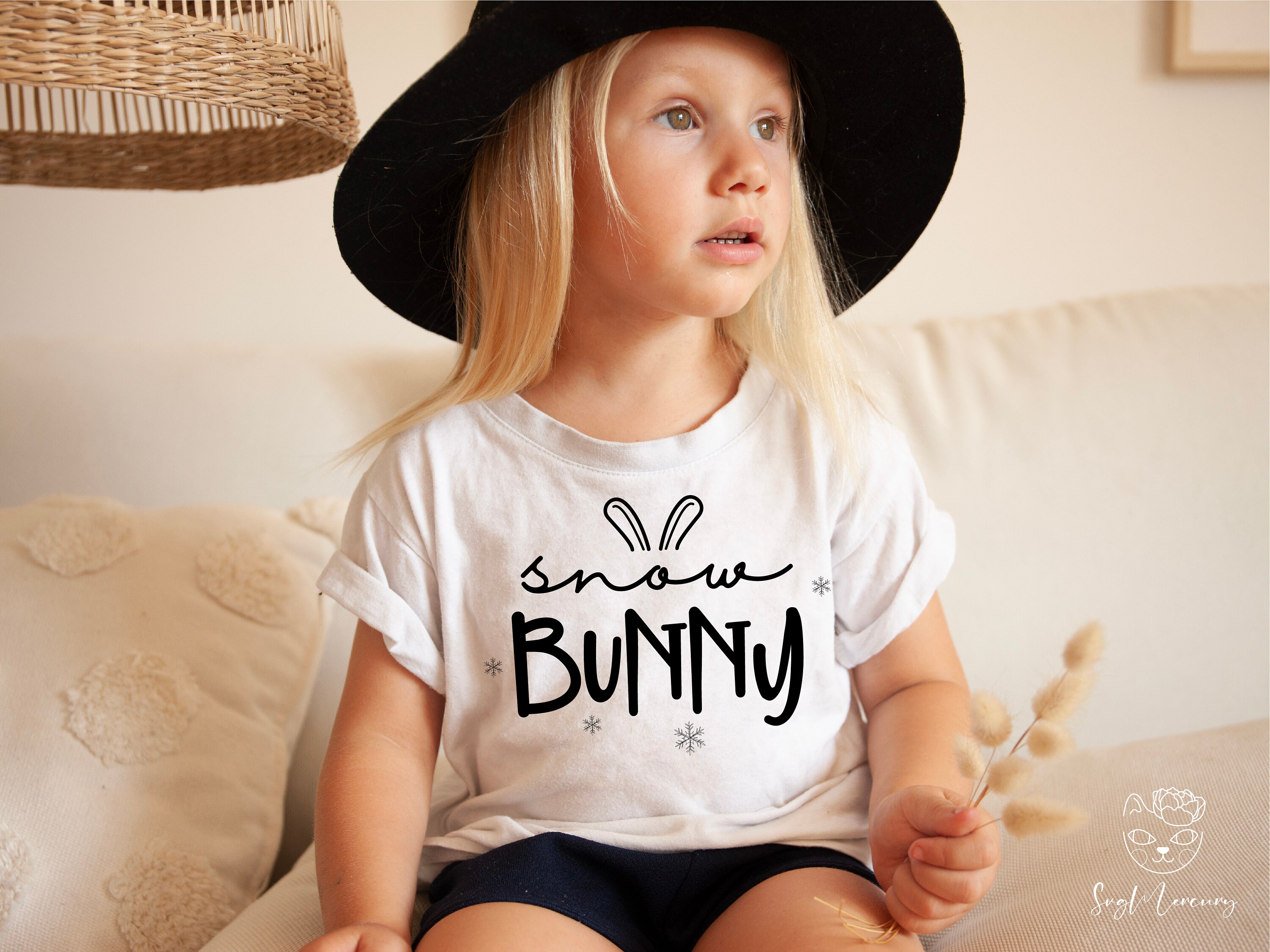 Snow Bunny Svg, 2 Designs, SVG PNG and EPS, Clipart Design Element ...