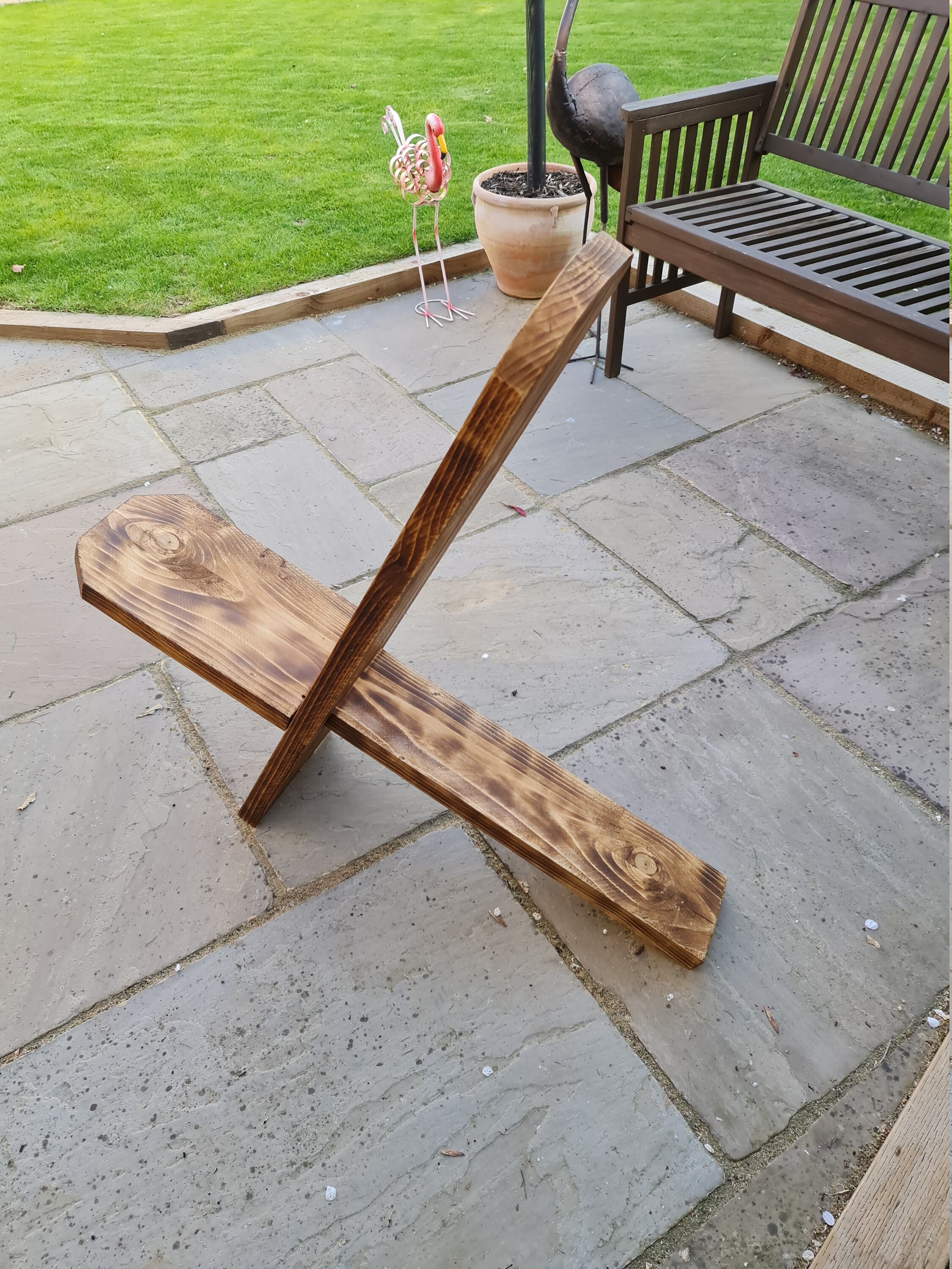 Viking Chair Stargazer Chair Foldable Wooden Chair Garden Etsy
