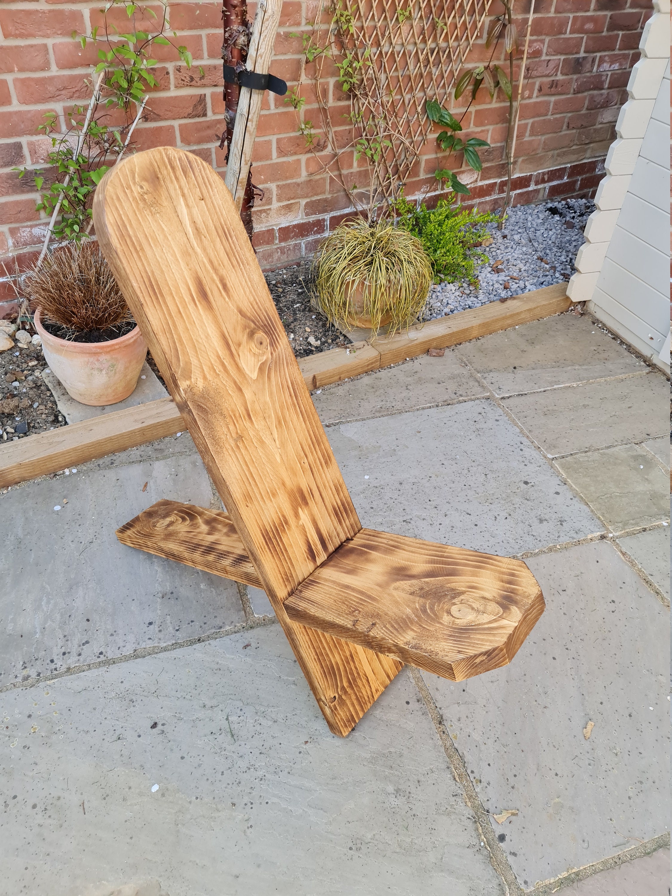 Viking Chair Stargazer Chair Foldable Wooden Chair Garden Etsy