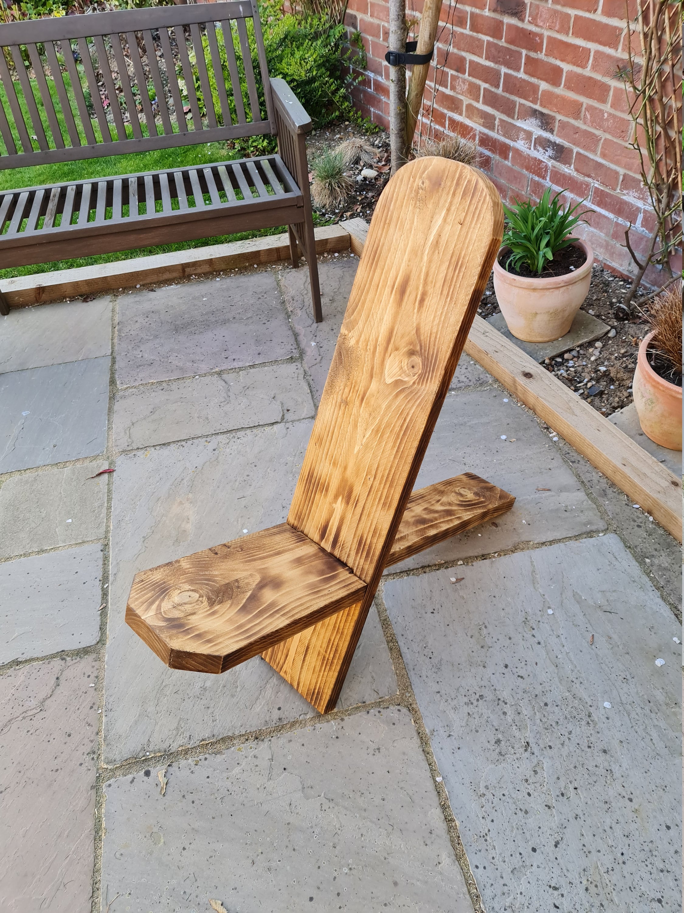 Viking Chair Stargazer Chair Foldable Wooden Chair Garden Etsy